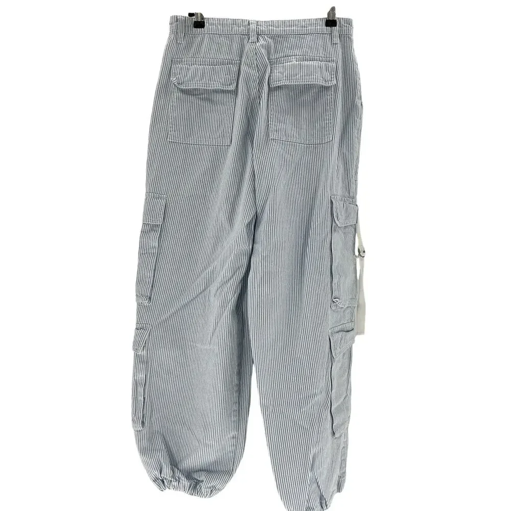 Blank Nyc Blue Cotton Joggers Size 27 - Picture 3 of 4